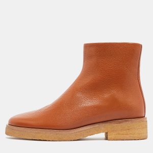 The Row Brown Leather Ankle Boots Size 41, Boots - Luxury Closet catalog