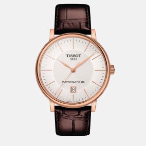 Tissot Brown Leather Watch 40 mm, Watches - Luxury Closet catalog