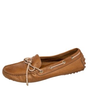 Tod's Brown Leather Bow Slip On Loafers Size 36.5, Loafers & Slip-Ons - Luxury Closet catalog