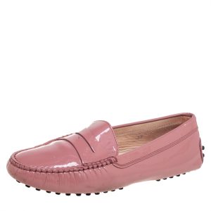 Tod's Pink Patent Leather Penny  Loafers  Size 36, Loafers & Slip-Ons - Luxury Closet catalog