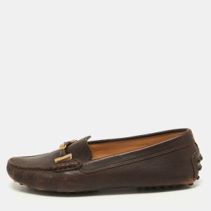 Tod's Brown Leather Gommino Slip On Loafers Size 36, Loafers & Slip-Ons - Luxury Closet catalog