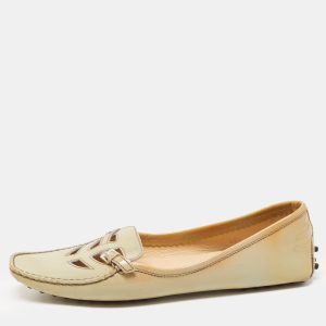 Tod's Grey Patent Pointed Toe Buckle Loafers  Size 38.5, Loafers & Slip-Ons - Luxury Closet catalog
