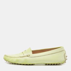 Tod's Neon Two Tone Leather Penny Slip On Loafers Size 36, Loafers & Slip-Ons - Luxury Closet catalog