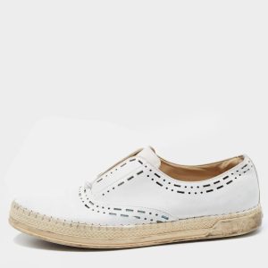 Tod's White Leather Slip on Loafers Size 37.5, Loafers & Slip-Ons - Luxury Closet catalog