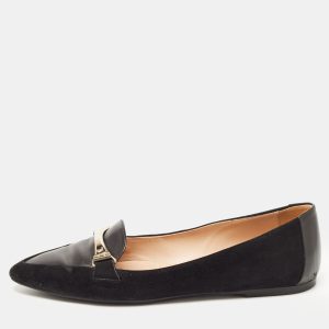 Tod's Black Suede and Leather Slip On Loafers Size 35.5, Loafers & Slip-Ons - Luxury Closet catalog