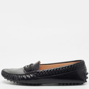 Tod's Black Leather Whip Stitch Detail Penny Loafers Size 38.5, Loafers & Slip-Ons - Luxury Closet catalog