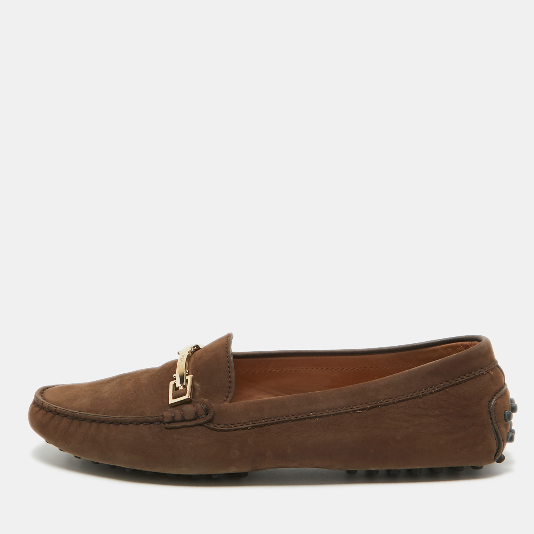 Tod's Brown Suede Gommino Loafers Size 39, Loafers & Slip-Ons - Luxury Closet catalog
