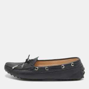 Tod's Navy Blue Leather Gommino Loafers Size 39.5, Loafers & Slip-Ons - Luxury Closet catalog