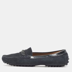 Tod's Green Suede and Patent Slip On Loafers Size 37.5, Loafers & Slip-Ons - Luxury Closet catalog