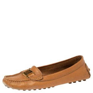 Tory Burch Brown Leather Driving Loafers Size 36.5, Loafers & Slip-Ons - Luxury Closet catalog