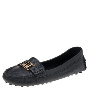 Tory Burch Black Leather Slip On Loafers Size 38, Loafers & Slip-Ons - Luxury Closet catalog