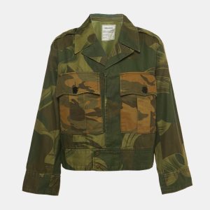 Zadig & Voltaire Green Camouflage Printed Cotton Jacket S, Coats & Jackets - Luxury Closet catalog