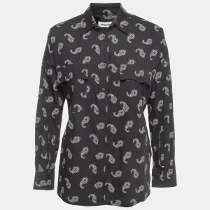 Zadig & Voltaire Black Tamara Paisley Print Cotton Shirt XS, Shirts & Tops - Luxury Closet catalog