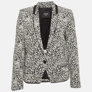 Zadig & Voltaire Black/White Jacquard Cotton Blend Blazer M, Coats & Jackets - Luxury Closet catalog