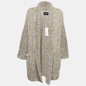 Zadig & Voltaire Brown Plain Knit Open Front Long Cardigan M/L, Sweaters & Cardigans - Luxury Closet catalog