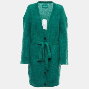 Zadig & Voltaire Green Mohair Belted Buttoned Cardigan M/L, Sweaters & Cardigans - Luxury Closet catalog