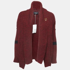 Zadig & Voltaire Burgundy Wool Knit Open Front Cardigan XS/S, Sweaters & Cardigans - Luxury Closet catalog