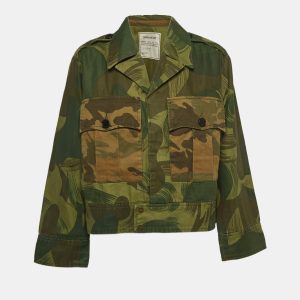 Zadig & Voltaire Green Camouflage Printed Cotton Jacket S, Coats & Jackets - Luxury Closet catalog