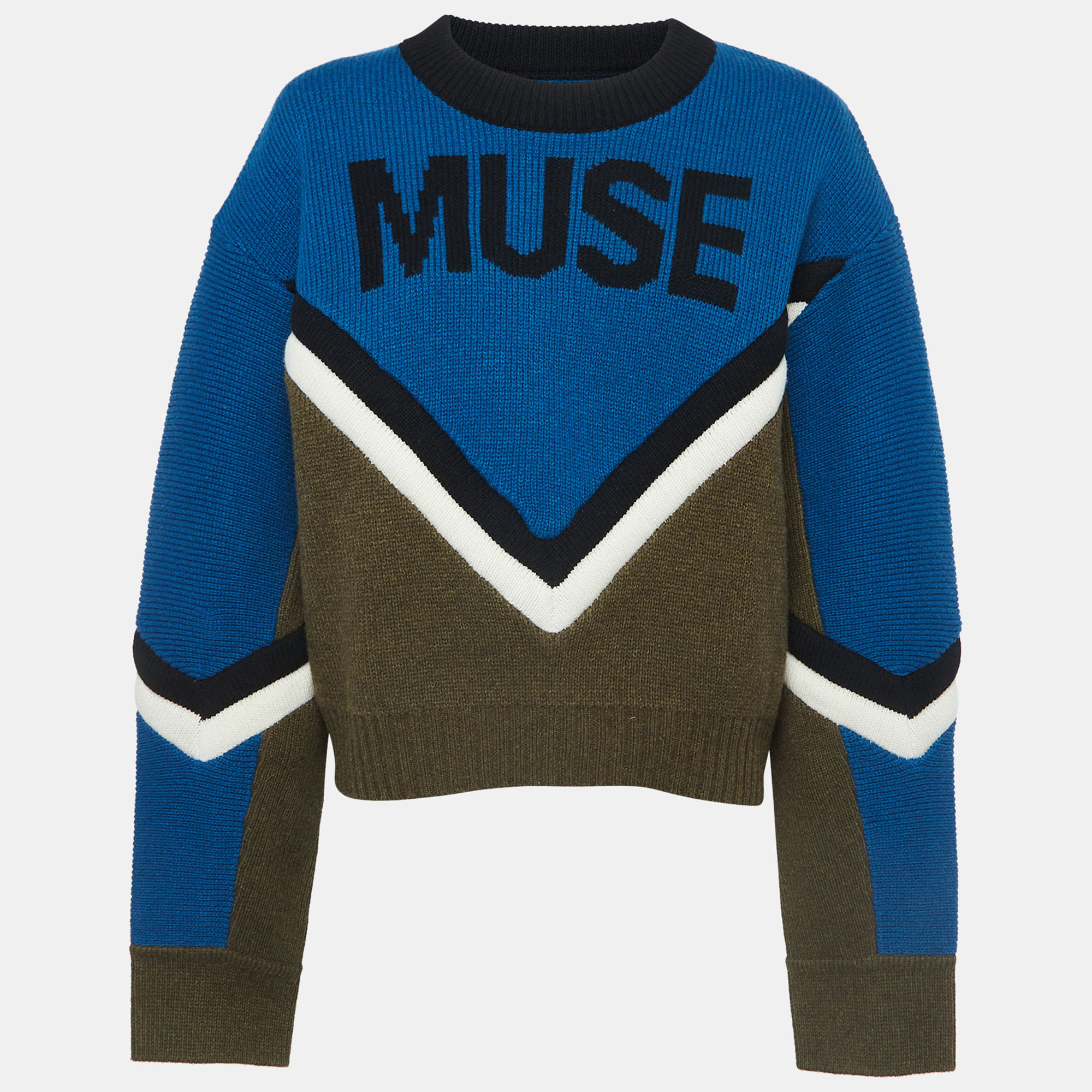 Zadig & Voltaire Multicolor Patterned Wool Round Neck Sweater L, Sweaters & Cardigans - Luxury Closet catalog