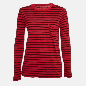 Zadig & Voltaire Red Striped Cotton Long Sleeve T-Shirt S, Shirts & Tops - Luxury Closet catalog