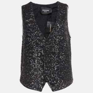 Zadig & Voltaire Deluxe Black Sequined Vest L, Coats & Jackets - Luxury Closet catalog