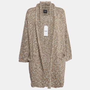 Zadig & Voltaire Multicolor Cotton Knit Open Front Long Cardigan M/L, Sweaters & Cardigans - Luxury Closet catalog