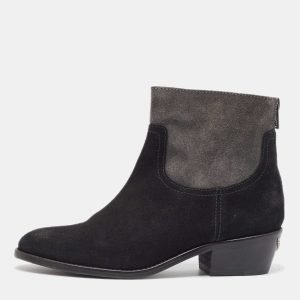 Zadig & Voltaire Black Suede Teddy Ankle Boots Size 37, Boots - Luxury Closet catalog
