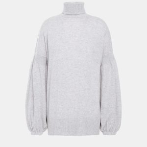Zimmermann Grey Merino Wool Turtleneck Sweater S, Sweaters & Cardigans - Luxury Closet catalog