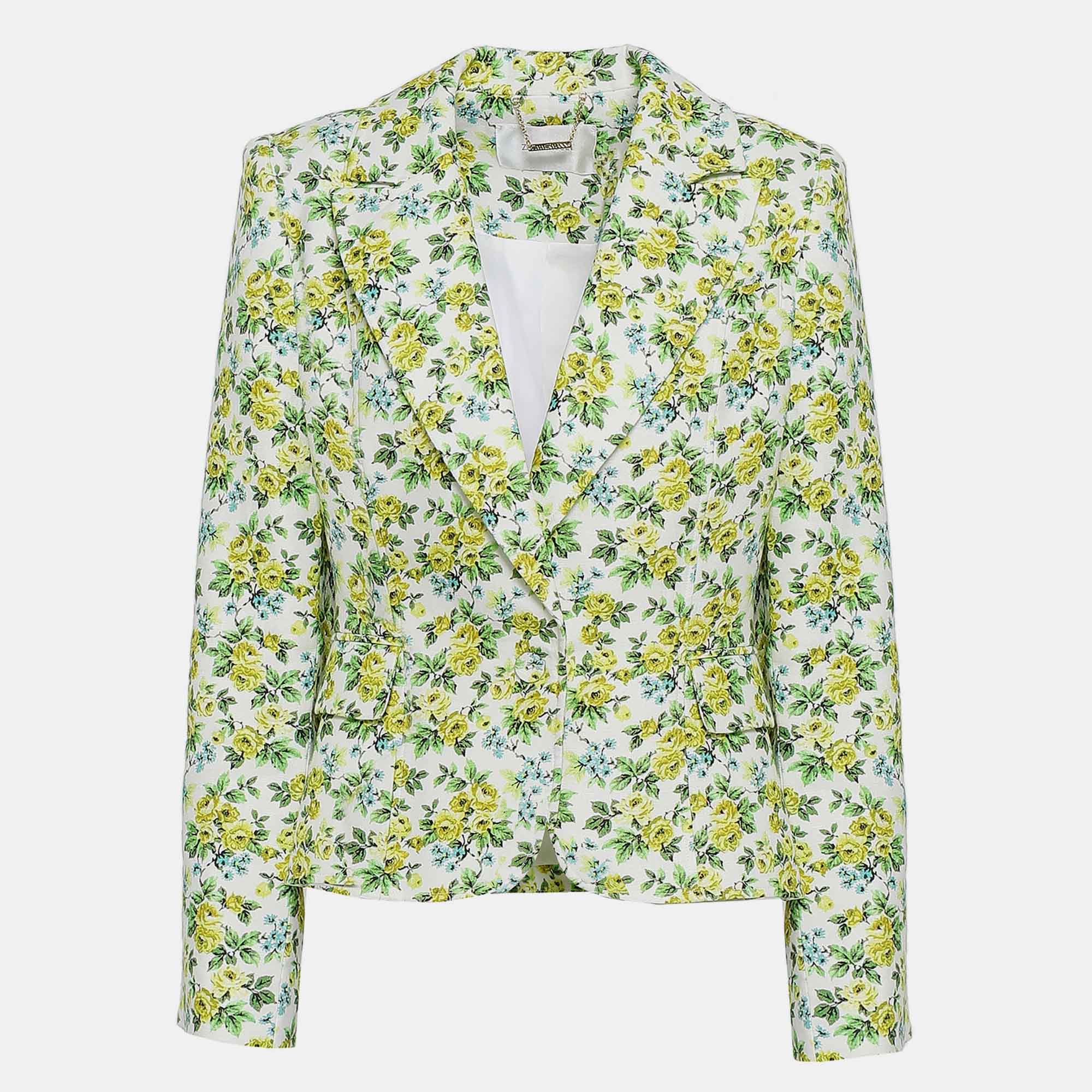 Zimmermann White Floral Print Linen Fitted Blazer XS (SIZE 0), Coats & Jackets - Luxury Closet catalog