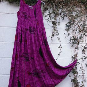 Summer Holiday Animal Printed Crew Neck Ruched Pleated Dress Sleeveless Tank Dress, Maxi Dresses, Roselinlin - Online Catalog