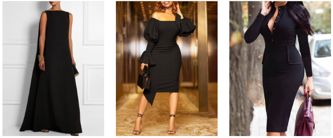 Stylewe Black Dresses