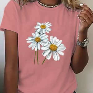 Casual Daisy T-Shirt, T-shirts, Lilicloth.com