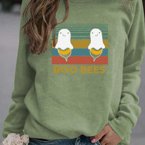 Casual Crew Neck Animal Sweatshirt, Hoodies & Sweatshirts, color:Aqua|size:5XL, catalog Noracora shop