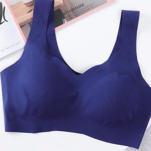 Casual Plain Bra & Bralette, Lingeries, color:Royal Blue|size:XXL, catalog Noracora shop