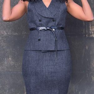 Elegant Plain Regular Fit Vest, Vests and Gilets, color:Blue|size:XXL, Stylewe