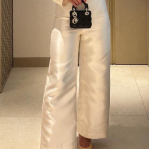 Loose Urban Plain Pants, Pants, color:White|size:XXL, Stylewe