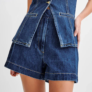 Loose Micro-Elasticity Urban Denim Shorts, Denim Shorts, color:Denim Blue|size:XXL, Stylewe