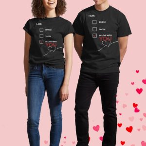 Valentine's Day I'm In Love With You Women's Classic T-Shirt, women tops, COTOSEN