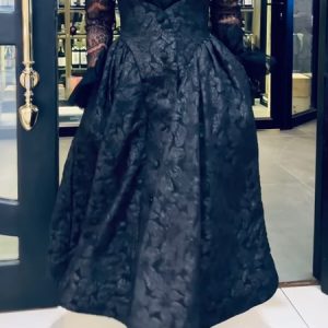 Pocket Stitching Elegant Regular Fit Plain Midi Skirt, Skirts, color:Black|size:XXL, Stylewe