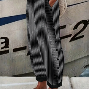 Striped Casual Pants, Pants, Lilicloth.com