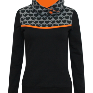 Printed Casual Cotton-Blend Sweatshirt, Hoodies & Sweatshirts, color:Black|size:3XL, catalog Noracora shop
