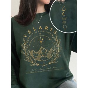 Velaris City Of Starlight Double-sided Sweatshirt, women tops, COTOSEN