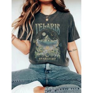 Velaris City Of Starlight Shirt, women tops,  COTOSEN