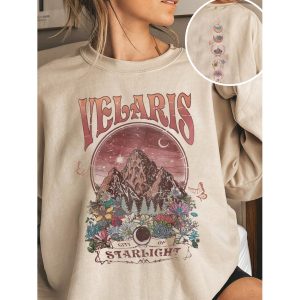 Velaris Sweatshirt Velaris City Of Starlight Sweatshirt, women tops, COTOSEN