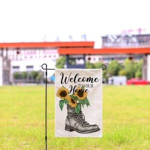 12 x 18 Double Sided Printed Burlap Hello Spring Welcome Garden Flag Yard Flag Holiday Outdoor Decor Flag, Home&Garden, color:Color6, catalog Noracora shop