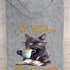 Cotton Crew Neck Casual Text Letters T-Shirt, T-shirts, Lilicloth.com