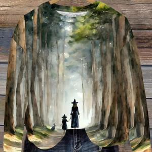 Casual Crew Neck Halloween Sweatshirt Zipper, Hoodies & Sweatshirts, color:Multicolor|size:4XL, catalog Noracora shop