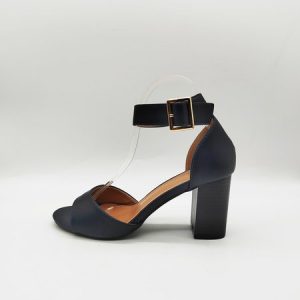 Elegant Plain Slip On Block Heel Chunky Heel Sandals, Shoes, color:Royal Blue|size:42, catalog Noracora shop