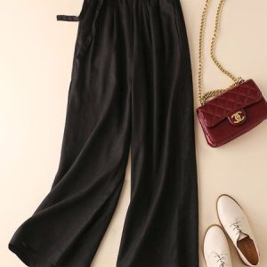 Casual Loose Plain Pants, Leggings, Lilicloth.com