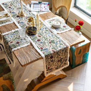 13*72 Table Cloth Jacquard Floral Art Table Tarps Party Decorations, Home&Garden, color:Color7|size:One-size, catalog Noracora shop